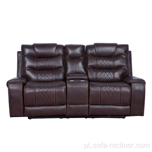 Poder moderno loveseat recliner sala de estar sofá